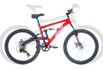 BikeShop Quality Aluminum Shimano  Full Suspension Mountain Bikes  Lil Riders Gravity FSX24