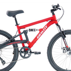 BikeShop Quality Aluminum Shimano  Full Suspension Mountain Bikes  Lil Riders Gravity FSX24