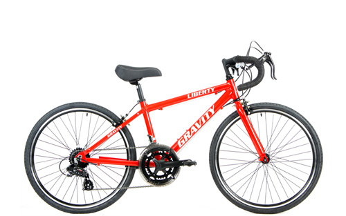  *ALL BIKES FREE Ship48US  Bike Shop Quality Aluminum Shimano Drivetrain Road Bikes for Lil' Riders Gravity Liberty Race Road Bikes with Drop Bars for Town, Neighborhood or Asphalt Riding  