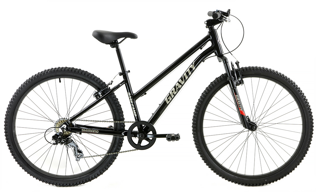 Black 275 Gravity BaseCamp V7 Mountain Bike