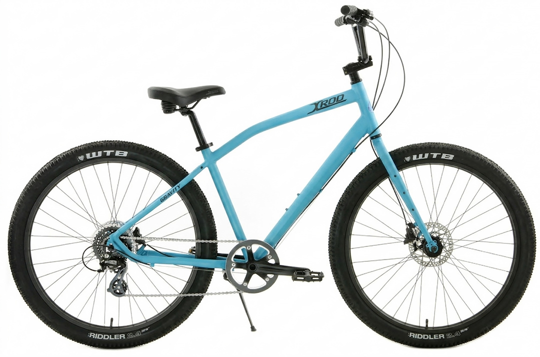 Matte Electron (Blue Super Gravel Gravity X-Rod 8 Comfort Super Hybrid Bikes