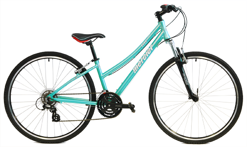 Women Specific MTB 21Spd Suspension Forks, Light/Strong ALU, WTB Ladies Seat, V Brakes Mercier Elle Adventure