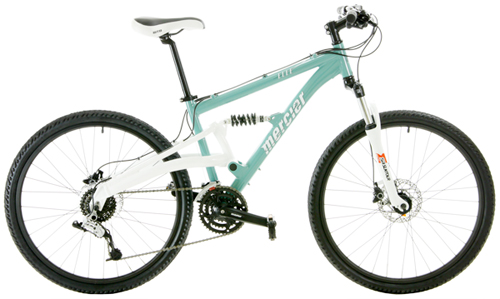 Mercier Mount Elle Ladies Sizes Women's Full Suspension Mountain Bikes