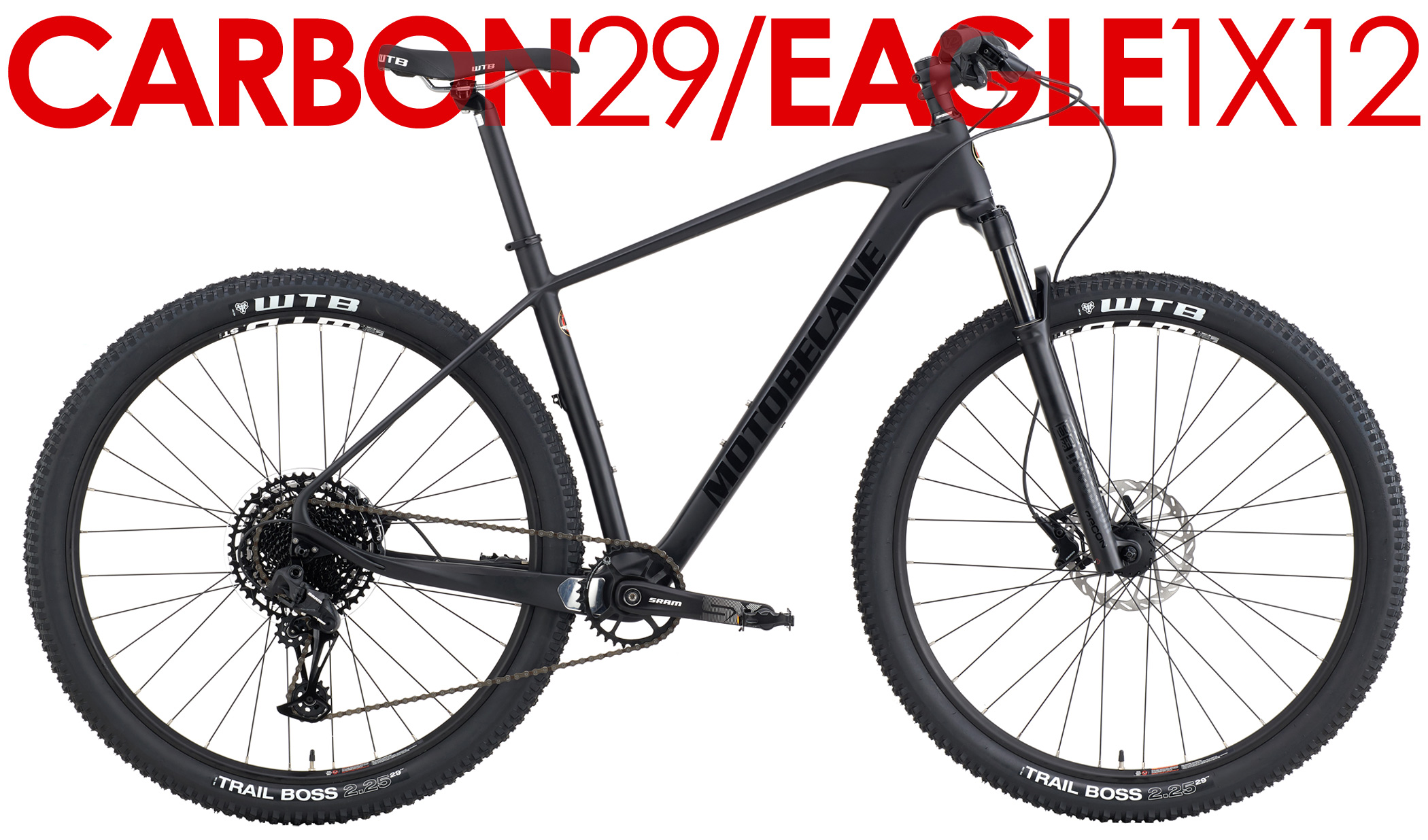 Fabrikant Achternaam Injectie Save up to 60% off new Mountain Bikes - MTB - FULL CARBON 29er Hardtails  Motobecane FANTOM 29 CF EAGLE 1X12, RockShox Forks SRAM EAGLE 1X12, WTB  Tubeless Compatible 29er CARBON Mountain Bikes