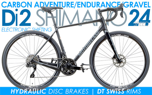 Shimano Di2 24 Spd, Carbon Gravel Bikes
Full Carbon , Hydraulic DISC Brake Bikes with Shimano R7170/105 24Spd, DT SWISS Tubeless Compatible Rims, Fits Wide Tires
Century EXPERT Carbon
SALE $1999