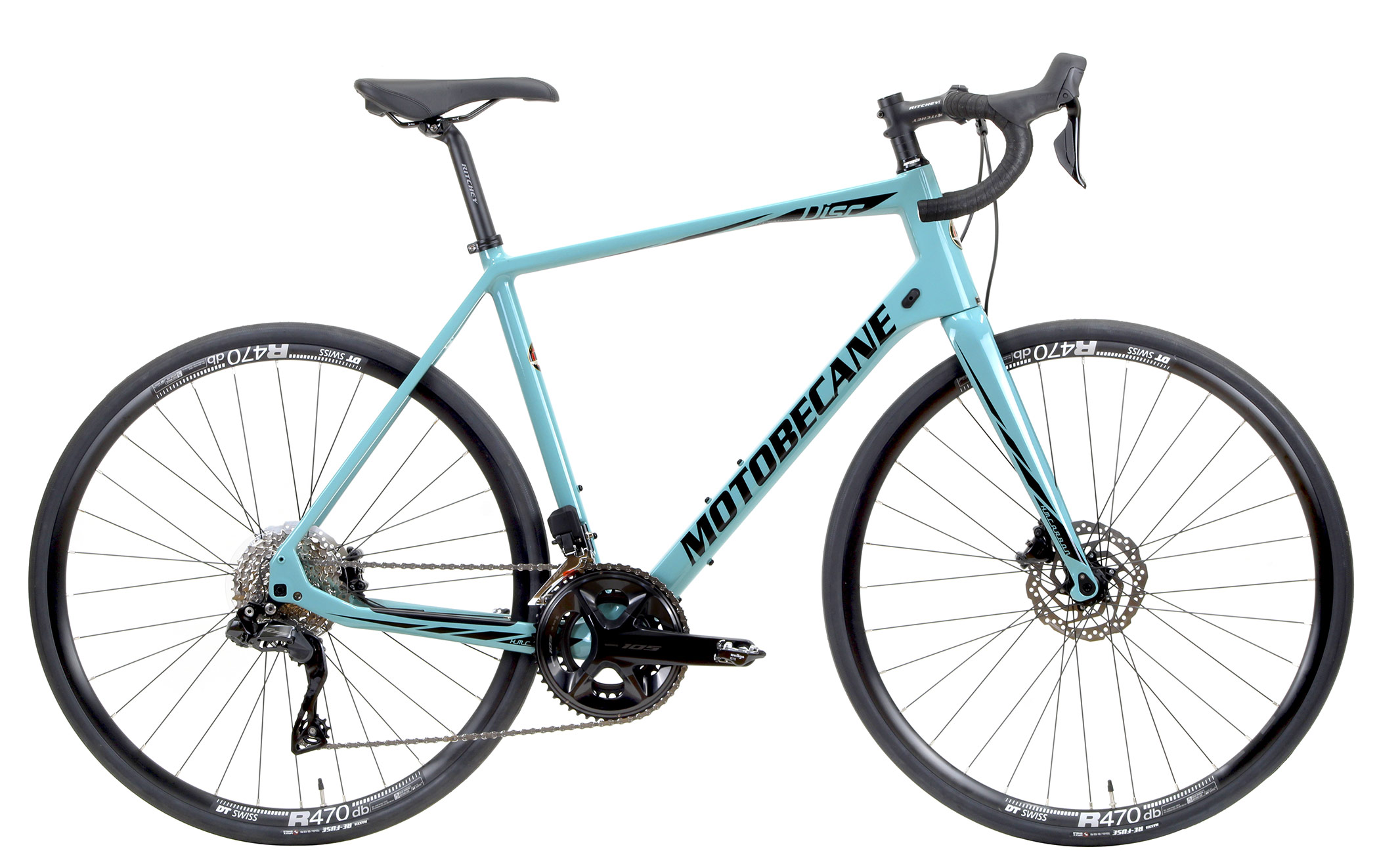   Mens Aluminum   Motobecane LeChampion CF Disc WT Di2 Discbrake Road Bike