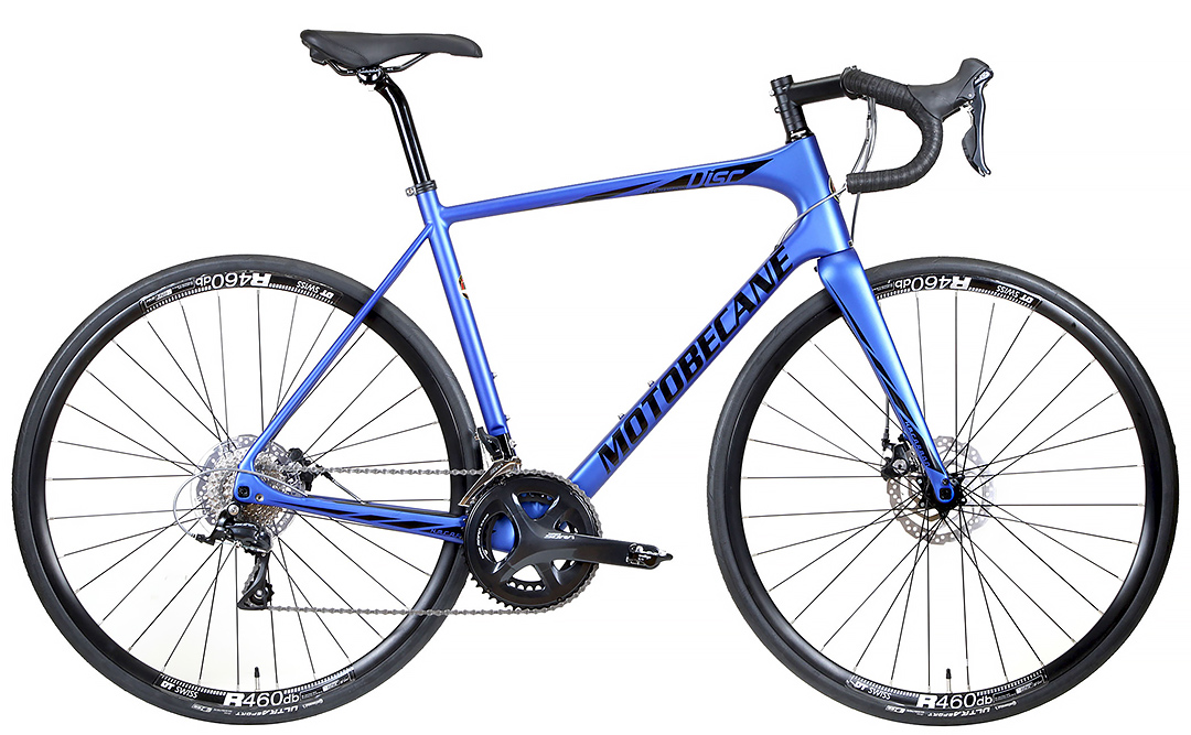   Mens Aluminum   Motobecane LeChampion CF Disc Sprint Discbrake Road Bike