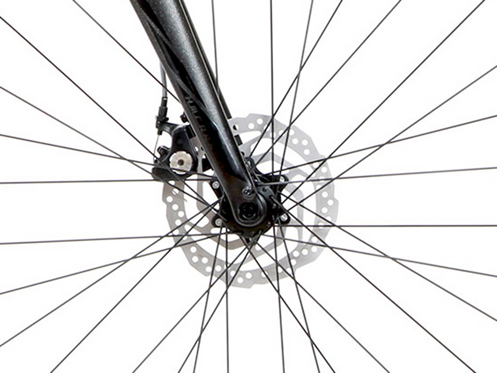 Powerful Disc Brakes, Carbon Forks with ThruAxle