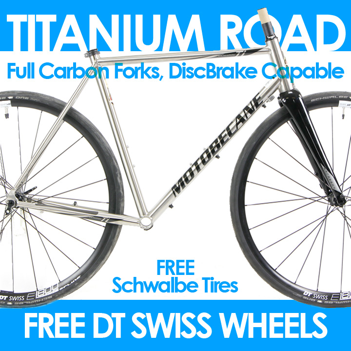 FREE SHIP* TO THE 48 US Hydraulic Disc Brake Capable, Advanced Titanium Road Bike BuildKits NEW Motobecane Le Champion TI DISC PRO