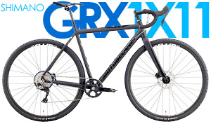 Motobecane Carbon Fork Cross Bikes FULL Shimano Gravel Specific GRX 1X11, Hydraulic Disc Brakes