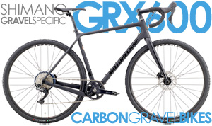 Shimano Gravel Specific GRX600 1X11Spd, WTB Tubeless Compatible Rims Whipshot CF RX600