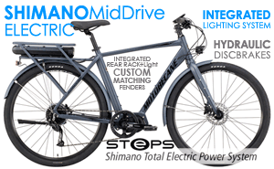 ELECTRIC Women Specific 
Full Carbon Forks, Fast 700c Wheel, ALU, Comfy Seat, MID-Drive
~28MPH! Motobecane
eMulekick EXPRESS ST
SALE $2499
