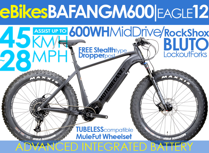 28MPH! ELECTRIC FATBIKES with Rockshox and Mid Drive
  w/ ROCKSHOX AIR Suspension
Compare $8999 | WAS $3499 | DEMO SALE $3299
Shop Now Click HERE