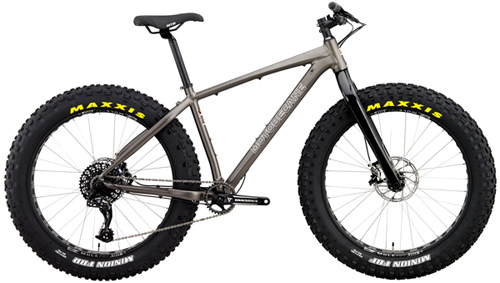 Motobecane 2018 NightTrain EXPRESS Carbon Fork Equipped Fat Bikes, SRAM GX 1x11Spd Fat Tired Mountain Bikes with Tapered HeadTubes, Thru-Axles