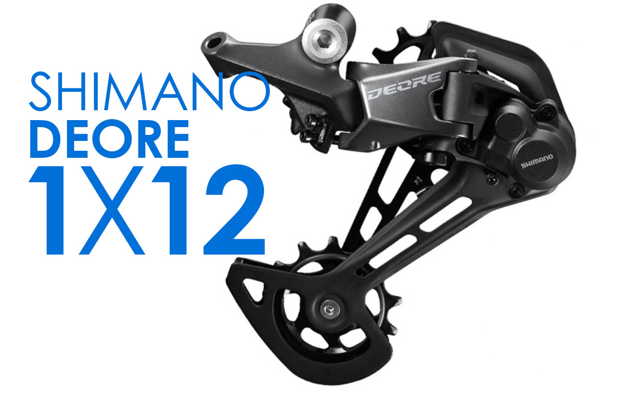 Shimano DEORE M6100 1X12 Drivetrain, Carbon Fat Bikes