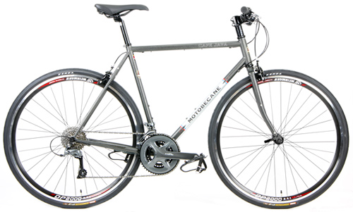 NEW High Grade Reynolds Steel Flat Bar Road Bikes On Sale + FREE SHIP 48 Super Road, Wide Tires, Reynolds High Grade Steel Flat Bar Bikes with Lugged Crown CrMo Forks Motobecane Cafe Java, Shimano 24 Speed Plus Fast Aero Profile Wheels