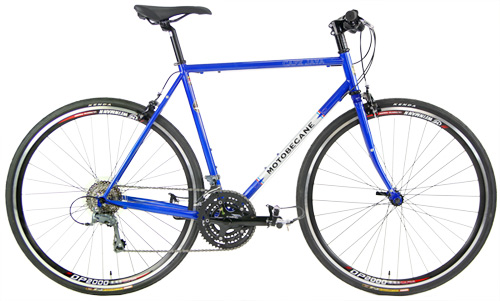 NEW High Grade Reynolds Steel Flat Bar Road Bikes On Sale + FREE SHIP 48 Super Road, Wide Tires, Reynolds High Grade Steel Flat Bar Bikes with Lugged Crown CrMo Forks Motobecane Cafe Java, Shimano 24 Speed Plus Fast Aero Profile Wheels