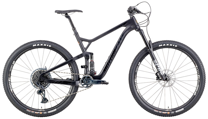 2023 Motobecane HALBoost CF29 FULL Suspension, SRAM EAGLE GX12, Carbon 29er SUB30lb* MountainBikes ROCKSHOX PIKE Forks, DT SWISS Tubeless Whls, Maxxis Pro Level Tires, 140/150mm Travel, Advanced Engineered Carbon Fiber List $5999 Incredible HOT DEAL $2999  ENDS SOON Click Here to Save Up To 60% SRAM LEVEL Hydraulic Disc/ 1X12 SRAM EAGLE/ Rockshox PIKE FORKS/ ThruAxle