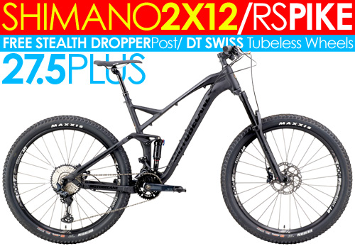 *ALL BIKES FREE SHIP 48 LTD QTYS of these 5.5 Inch /  Travel Full Suspension 27.5 / 650B Mountain bikes MY2020 LTD Motobecane HAL Boost Super 24 27.5 / 650B Full Suspension Mountain Enduro Bikes Shimano M7100SLX 2X12 Speed Der. Shimano M7100 Hydraulic Disc Brakes Rockshox PIKE  Forks