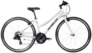 Save Up to 60% Off New Aluminum, Full Shimano Drivetrain Hybrid Bikes 2023 Motobecane Cafe Latte in Mens and Ladies