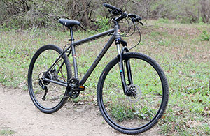Motobecane Flat Bar Gravel Bikes
Flat Bar, Wide Tires, GENUINE SHIMANO 24SPD, HYDRAULIC DISC Brakes, Light/Strong Aluminum Design, LOCKOUT Suspension Forks
Elite TRAIL LTD