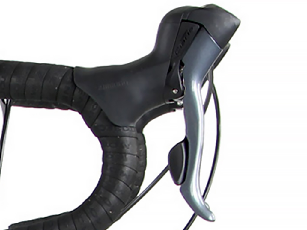 Motobecane Mirage SLX-XTL Shimano Claris STI and XTL brake lever detail