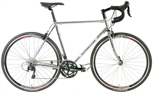 NEW High Grade Reynolds Steel Road Bikes On Sale + FREE SHIP 48 Super Road, Wide Tires, Reynolds High Grade Steel Bikes with Lugged Crown CrMo Forks Motobecane Strada LTD 2.0, Shimano 22 Speed Plus Fast Aero Profile Wheels