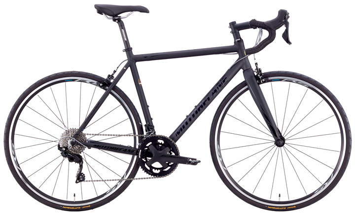 Carbon Fork Road Bikes - Motobecane Vent Noir New 22 Speed Shimano 105 R7000 + Shimano Wheels PLUS Continental GatorSkin Tires