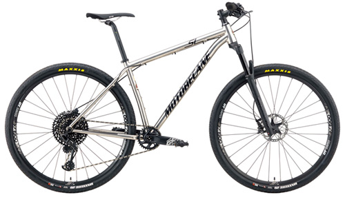 Sub 23lbs* Super Light Titanium Hardtails (*Factory reported 22.6lbs) Motobecane FLY29 Ti GX Eagle 1x12, SID RLC Forks SRAM GX EAGLE 1x12, DT SWISS Tubeless Compatible 29er 12x124mm ThruAxle Mountain Bikes