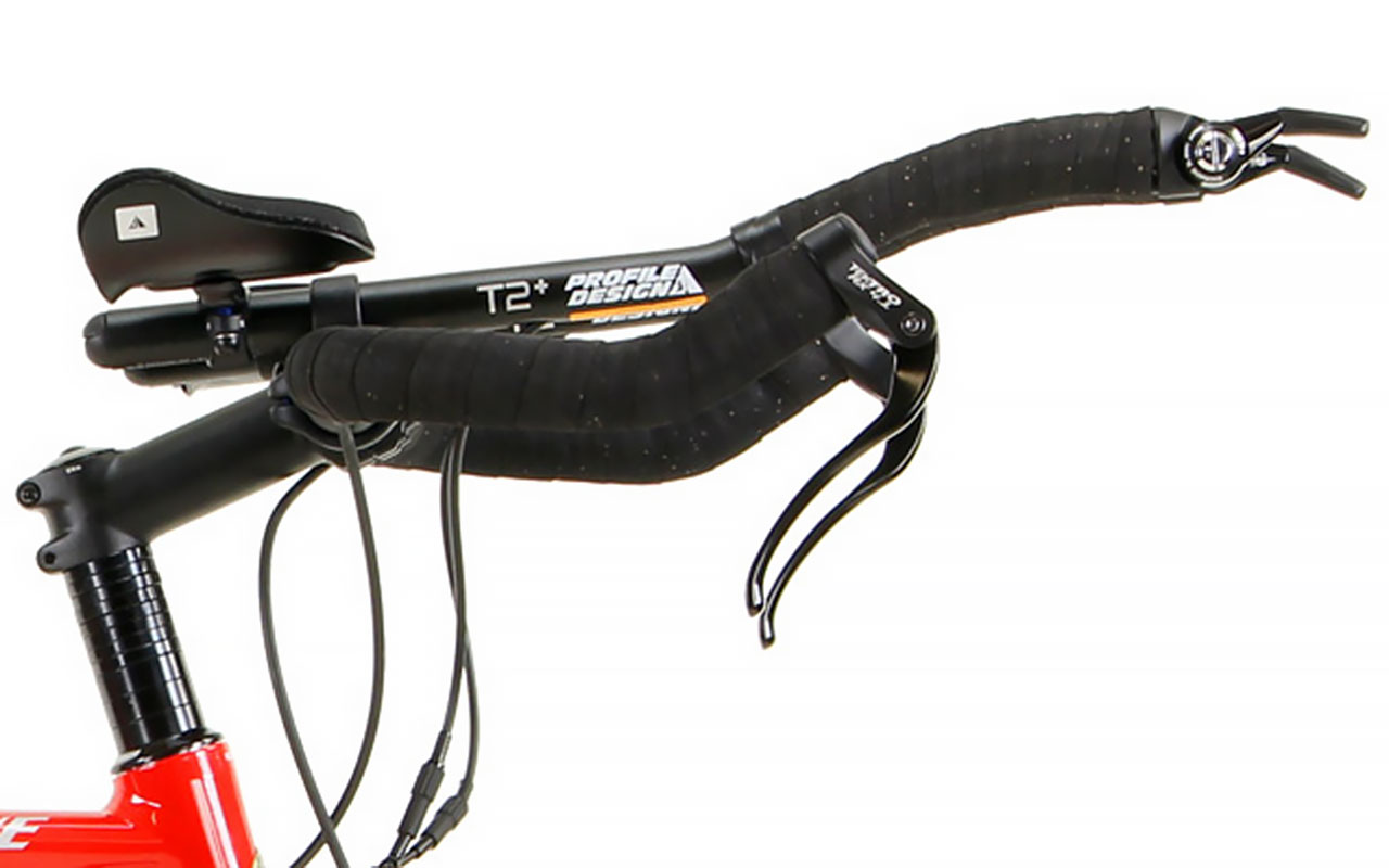 Aero bars on Motobecane Nemesis Triathlon Bike