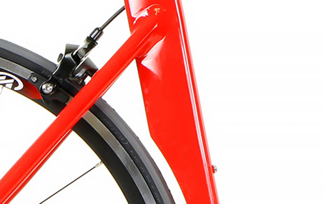 Motobecane Nemesis Tri aero frame and front brake detail