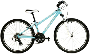 Womens Mountain Bikes Motobecane 300HTW Women Specific Seats, Comfy Suspension Forks