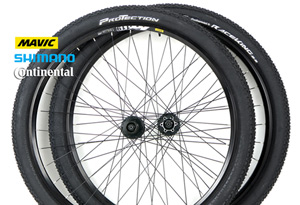 Shimano/Mavic 29er Wheels FREE Ship48. FREE Continental RaceKing Tires worth Upto $140, Strong ALU Mavic XM119 Rims, Smooth Shimano Disc Brake Hubs