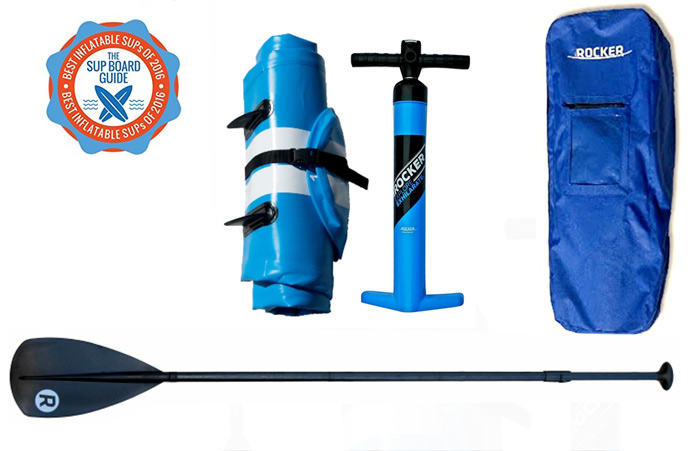 iRocker 11 Foot SUP, Stand Up Paddle Boards PROMO SALE Super Portable Inflatable Stand Up Mil Grade Material Paddle Boards, Includes FREE Pump, FREE Paddle and FREE BackPack
