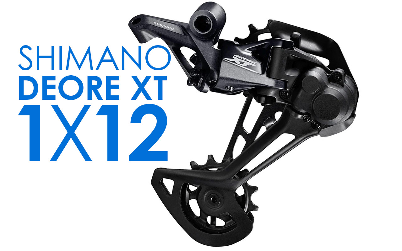 Shimano XT M8100 1X12 Drivetrain, Carbon Fat Bikes