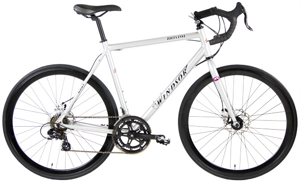 Shimano Equipped, CRMo Fork, Disc Brake Road Bikes Windsor Bristol 1.0 with Custom Color AeShimano Equipped, CRMo Fork, Disc Brake Road Bikes Windsor Bristol 1.0 with Fast Aero Rimsro Rims
