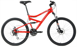 New 2017 Windsor MTBikes  Full Suspension Trail FS Advanced Adjustable Suspension, Tektro Disc Brakes, SunTour Cranks, Shimano 24 Sp, MTB Tires 